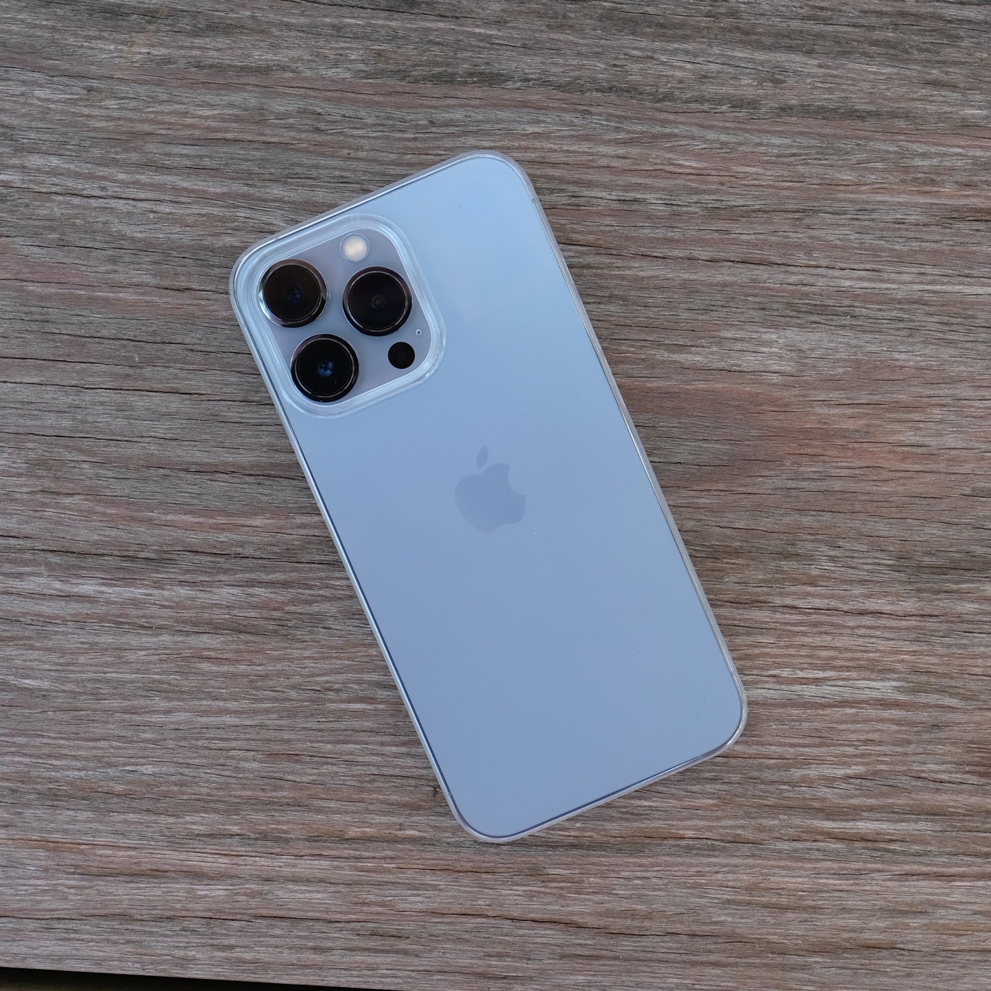 Bare Naked EX for iPhone 13 Pro - Thinnest Clear Case for iPhone 13 Pro - Clear - Sierra Blue 