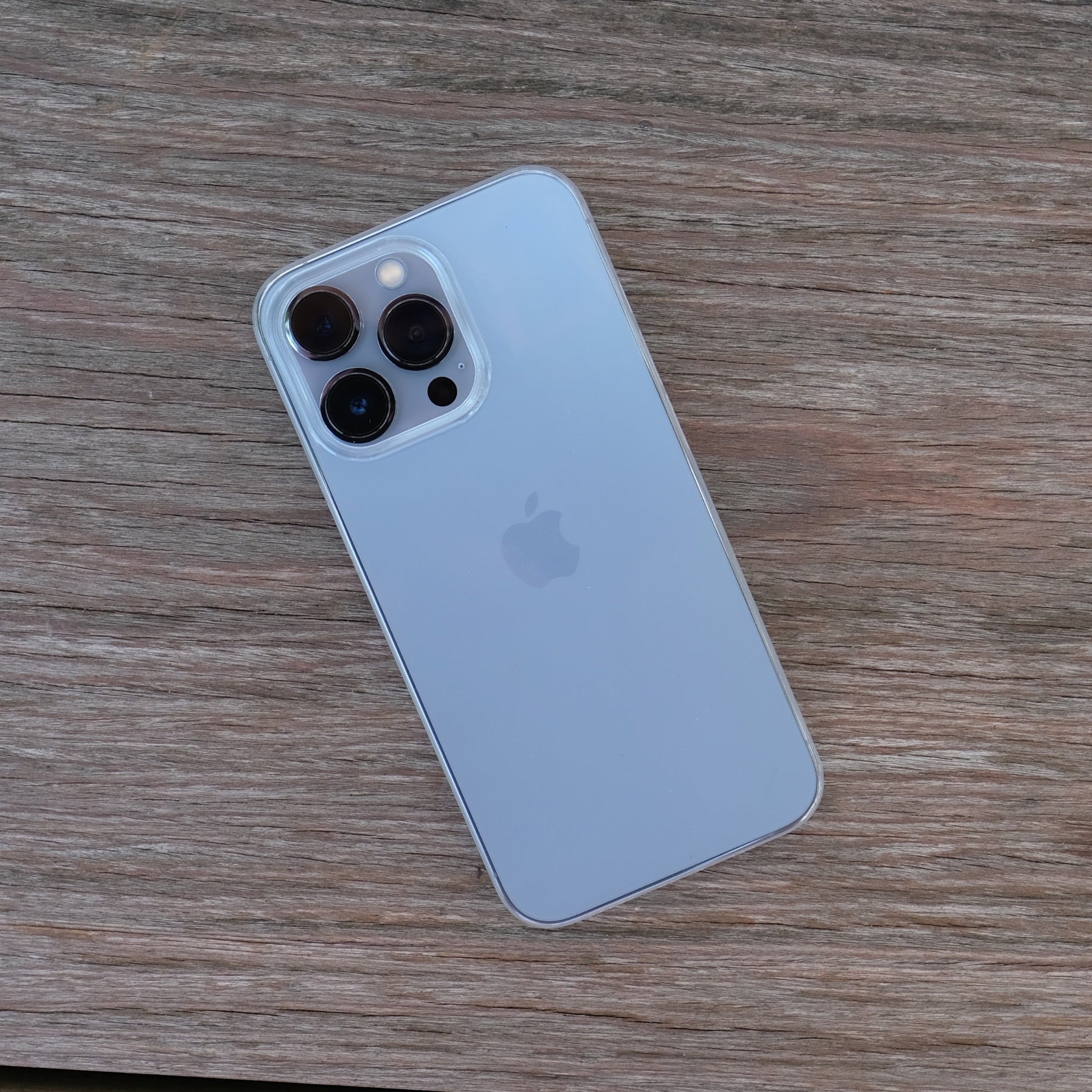 Bare Naked EX for iPhone 13 Pro - Thinnest Clear Case for iPhone 13 Pro - Clear - Sierra Blue 