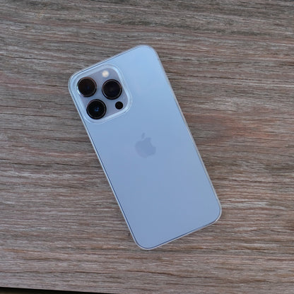 Bare Naked EX for iPhone 13 Pro - Thinnest Clear Case for iPhone 13 Pro - Clear - Sierra Blue 