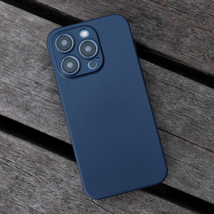 Bare Naked for iPhone 15 Pro Max - Thinnest Case for iPhone 15 Pro Max - Blue Titanium