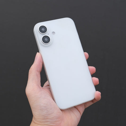 Bare Naked Case for iPhone 16 - Thinnest Case for iPhone 16 - Frost
