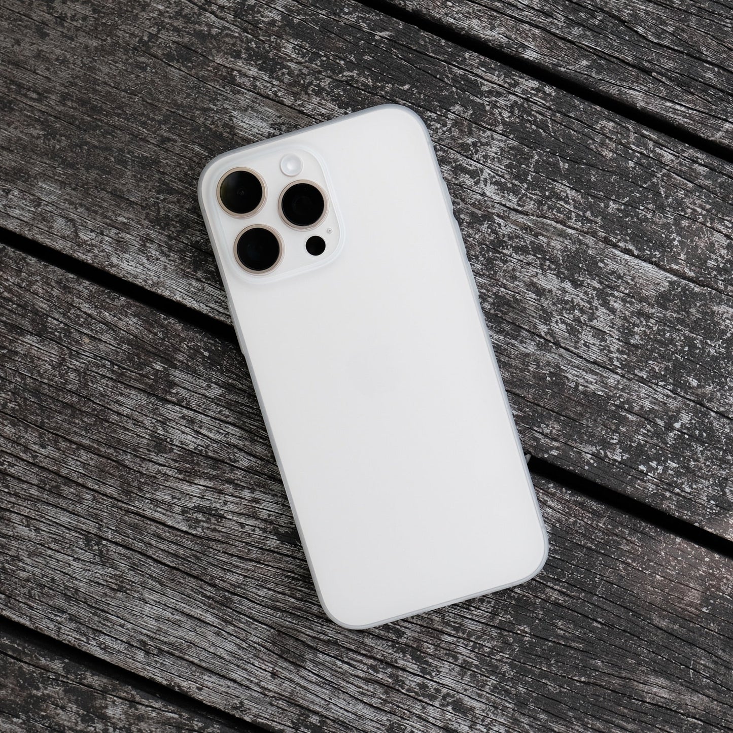 Bare Naked Case for iPhone 16 Pro - Thinnest Case for iPhone 16 Pro - Frost