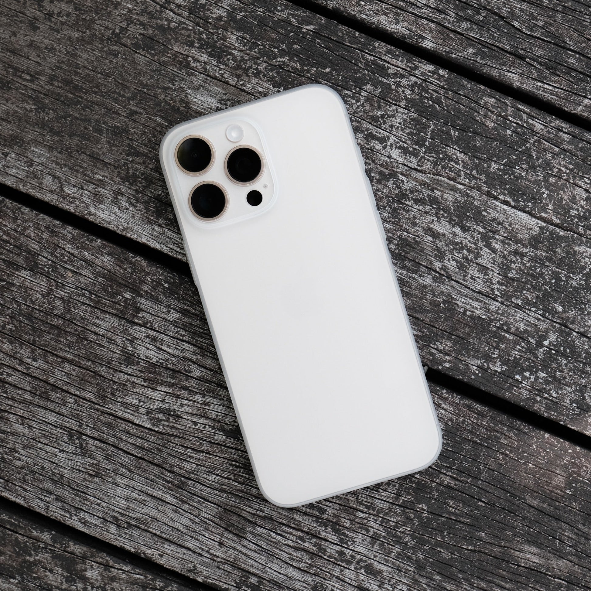 Bare Naked Case for iPhone 16 Pro - Thinnest Case for iPhone 16 Pro - Frost