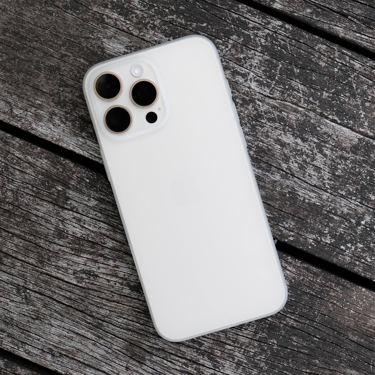 Bare Naked Case for iPhone 16 Pro Max - Thinnest Case for iPhone 16 Pro Max - Frost