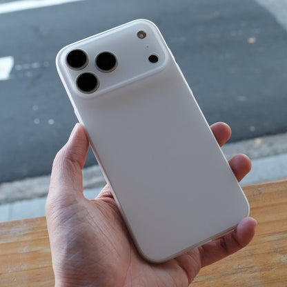 Bare Naked Case for iPhone 17 Pro Max - Thinnest Case for iPhone 17 Pro Max - Frost