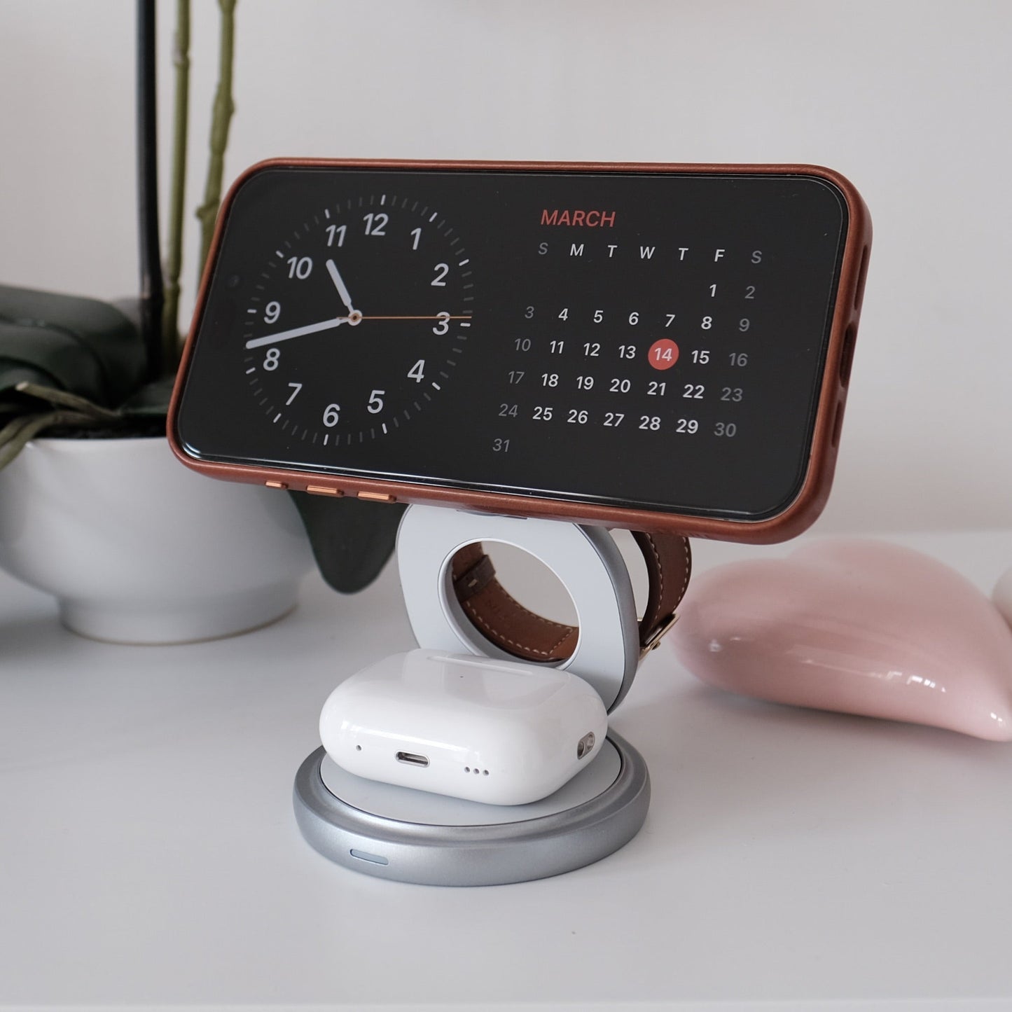 The Nexus 3-in-1 Wireless MagSafe Qi2 Charger