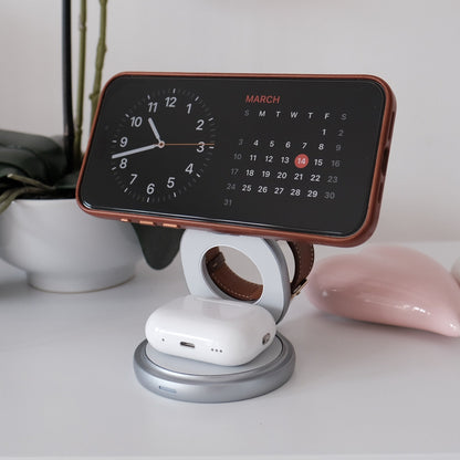 The Nexus 3-in-1 Wireless MagSafe Qi2 Charger