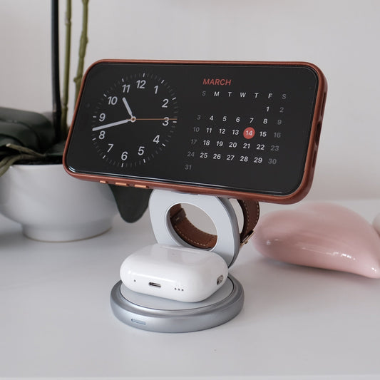 The Nexus 3-in-1 Wireless MagSafe Qi2 Charger