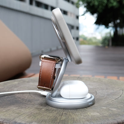 The Nexus 3-in-1 Wireless MagSafe Qi2 Charger